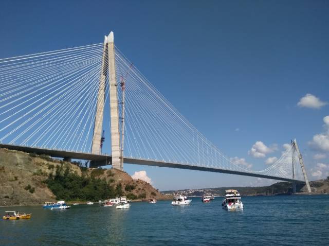 Yavuz Sultan Selim Bridge, Sariyer and Beykoz, Turkey