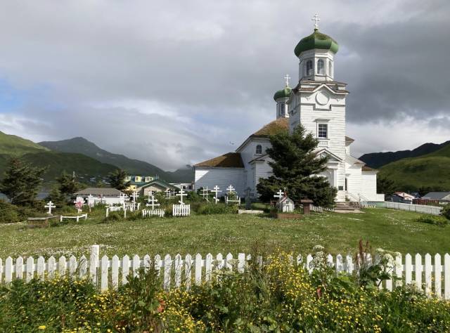 Russian Cathedral, Unalaska, Aleutian Islands, Alaska, United States