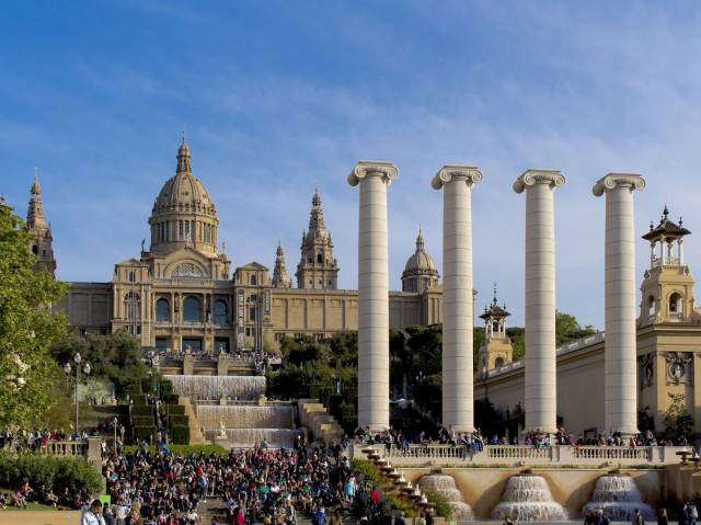 Four Columns, Barcelona, Catalunya, Spain