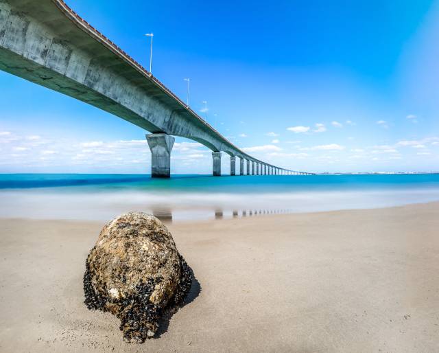 Ile de Re Bridge, Charente-Maritime, Nouvelle-Aquitaine, France