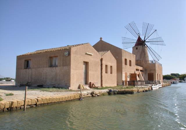 Saline dello Stagnone, Marsala, Sicily, Italy